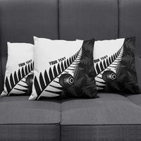 New Zealand Lawn Bowls Custom Pillow Cover Aotearoa Silver Fern - Polynesian Pride