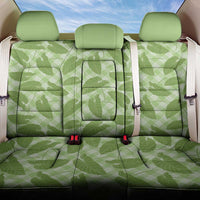 Green Hawaii Kalo Palaka Motifs Back Car Seat Cover Hawaiian Taro Leaves Elegant Vibes - Polynesian Pride