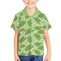 Green Hawaii Kalo Palaka Motifs Hawaiian Shirt Hawaiian Taro Leaves Elegant Vibes LT14 - Polynesian Pride