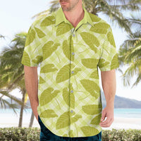 Lime Green Hawaii Kalo Palaka Motifs Hawaiian Shirt Hawaiian Taro Leaves Elegant Vibes LT14 - Polynesian Pride
