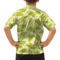 Lime Green Hawaii Kalo Palaka Motifs Hawaiian Shirt Hawaiian Taro Leaves Elegant Vibes LT14 - Polynesian Pride