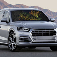 Aloha Hawaii Kalo Auto Sun Shade Reggae Taro Polynesian Pattern - Polynesian Pride