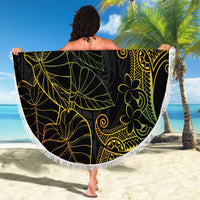 Aloha Hawaii Kalo Beach Blanket Reggae Taro Polynesian Pattern - Polynesian Pride