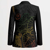 Aloha Hawaii Kalo Blazer Reggae Taro Polynesian Pattern - Polynesian Pride