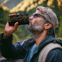 Aloha Hawaii Kalo 4 in 1 Can Cooler Tumbler Reggae Taro Polynesian Pattern - Polynesian Pride