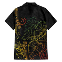 Aloha Hawaii Kalo Family Matching Puletasi and Hawaiian Shirt Reggae Taro Polynesian Pattern LT14 - Polynesian Pride