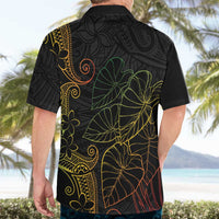 Aloha Hawaii Kalo Hawaiian Shirt Reggae Taro Polynesian Pattern - Polynesian Pride