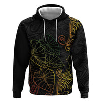 Aloha Hawaii Kalo Hoodie Reggae Taro Polynesian Pattern - Polynesian Pride