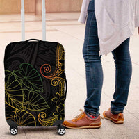 Aloha Hawaii Kalo Luggage Cover Reggae Taro Polynesian Pattern - Polynesian Pride