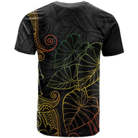 Aloha Hawaii Kalo T Shirt Reggae Taro Polynesian Pattern - Polynesian Pride