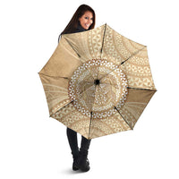 Tonga Ngatu Turtle Umbrella Vintage Tongan Tapa Cloth LT14 - Polynesian Pride
