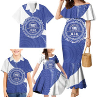 Queen Salote College 100th Anniversary Personalized Family Matching Mermaid Dress and Hawaiian Shirt Est 1926 Kolisi Fefine Tongan Ngatu Pattern LT14 - Polynesian Pride