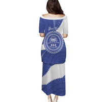 Queen Salote College 100th Anniversary Personalized Family Matching Puletasi and Hawaiian Shirt Est 1926 Kolisi Fefine Tongan Ngatu Pattern LT14 - Polynesian Pride