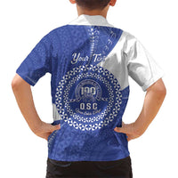 Queen Salote College 100th Anniversary Personalized Family Matching Short Sleeve Bodycon Dress and Hawaiian Shirt Est 1926 Kolisi Fefine Tongan Ngatu Pattern LT14 - Polynesian Pride