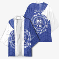 Queen Salote College 100th Anniversary Personalized Kimono Est 1926 Kolisi Fefine Tongan Ngatu Pattern