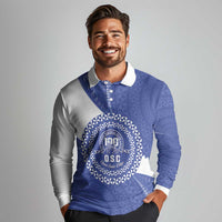 Queen Salote College 100th Anniversary Personalized Long Sleeve Polo Shirt Est 1926 Kolisi Fefine Tongan Ngatu Pattern LT14 - Polynesian Pride