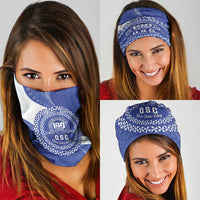 Queen Salote College 100th Anniversary Personalized Neck Gaiter Est 1926 Kolisi Fefine Tongan Ngatu Pattern