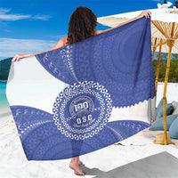 Queen Salote College 100th Anniversary Personalized Sarong Est 1926 Kolisi Fefine Tongan Ngatu Pattern