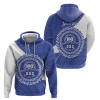Queen Salote College 100th Anniversary Personalized Zip Hoodie Est 1926 Kolisi Fefine Tongan Ngatu Pattern LT14 - Polynesian Pride