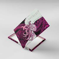 Pink Galaxy Polynesia Tribal Octopus Tattoo Canvas Wall Art Pikake Lei Polynesian Pattern