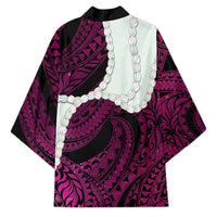 Pink Galaxy Polynesia Tribal Octopus Tattoo Kimono Pikake Lei Polynesian Pattern