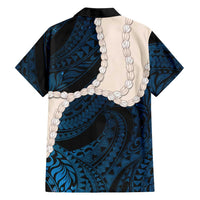 Blue Galaxy Polynesia Tribal Octopus Tattoo Family Matching Mermaid Dress and Hawaiian Shirt Pikake Lei Polynesian Pattern LT14 - Polynesian Pride