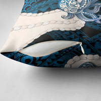 Blue Galaxy Polynesia Tribal Octopus Tattoo Pillow Cover Pikake Lei Polynesian Pattern LT14 - Polynesian Pride