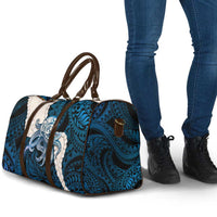 Blue Galaxy Polynesia Tribal Octopus Tattoo Travel Bag Pikake Lei Polynesian Pattern LT14 - Polynesian Pride