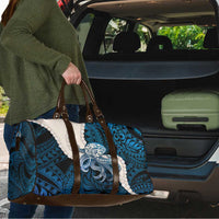 Blue Galaxy Polynesia Tribal Octopus Tattoo Travel Bag Pikake Lei Polynesian Pattern LT14 - Polynesian Pride