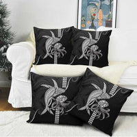 Kanaloa Aloha Hawaii Pillow Cover Humpback Whale Octopus Tattoo Kakau Pattern LT14 - Polynesian Pride