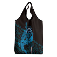 Aloha Hawaii Darts Grocery Bag Dart Board With Polynesian Shark - Blue