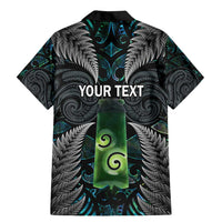 Personalised New Zealand Toki Family Matching Mermaid Dress and Hawaiian Shirt Silver Fern Mix Aotearoa Maori Pattern LT14 - Polynesian Pride
