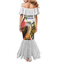 Personalised Philippines Eagle Family Matching Mermaid Dress and Hawaiian Shirt Filipino Sun Mix Sampaguita Flower