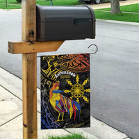 Philippines Sarimanok Garden Flag Papanok Legendary Bird Okir Polynesian Pattern