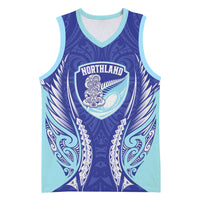 Northland 2026 Rugby Custom Basketball Jersey NZ Maori Silver Fern