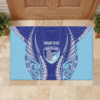 Northland 2026 Rugby Custom Rubber Doormat NZ Maori Silver Fern