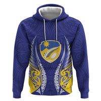 Otago 2026 Rugby Custom Zip Hoodie NZ Maori Silver Fern