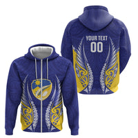 Otago 2026 Rugby Custom Zip Hoodie NZ Maori Silver Fern