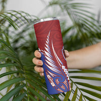 Southland 2026 Rugby Custom Skinny Tumbler NZ Maori Silver Fern LT14 - Polynesian Pride