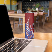 Southland 2026 Rugby Custom Skinny Tumbler NZ Maori Silver Fern LT14 - Polynesian Pride