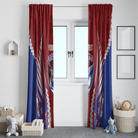 Southland 2026 Rugby Custom Window Curtain NZ Maori Silver Fern