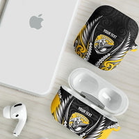 Taranaki 2026 Rugby Custom AirPods Case NZ Maori Silver Fern