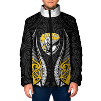 Taranaki 2026 Rugby Custom Padded Jacket NZ Maori Silver Fern