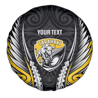 Taranaki 2026 Rugby Custom Spare Tire Cover NZ Maori Silver Fern