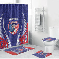 Tasman Bay 2026 Rugby Custom Bathroom Set NZ Maori Silver Fern