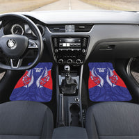 Tasman Bay 2026 Rugby Custom Car Mats NZ Maori Silver Fern