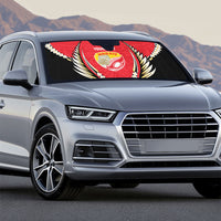 Waikato 2026 Rugby Custom Auto Sun Shade NZ Maori Silver Fern