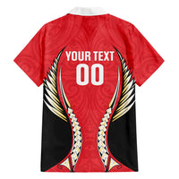 Waikato 2026 Rugby Custom Family Matching Off The Shoulder Long Sleeve Dress and Hawaiian Shirt NZ Maori Silver Fern LT14 - Polynesian Pride