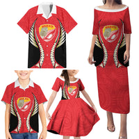 Waikato 2026 Rugby Custom Family Matching Puletasi and Hawaiian Shirt NZ Maori Silver Fern LT14 - Polynesian Pride