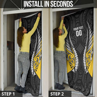 Wellington 2026 Rugby Custom Door Cover NZ Maori Silver Fern